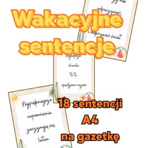 Wakacyjne sentencje