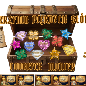 Skrzynia pięknych słów i dobrych manier - dekoracja