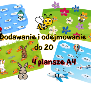 Dodawanie i odejmowanie do 20